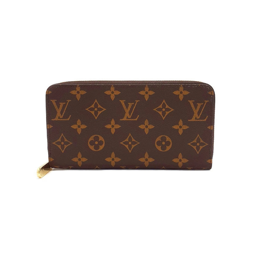 Louis Vuitton Monogram Zippy Wallet Round Zipper Long